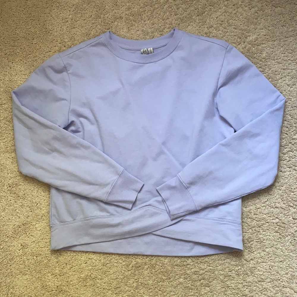 Pastel lavender crewneck